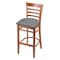 Holland Bar Stool Co 25" Counter Stool, Medium Finish, Canter Grey Seat 314025Med007 - alternate 1